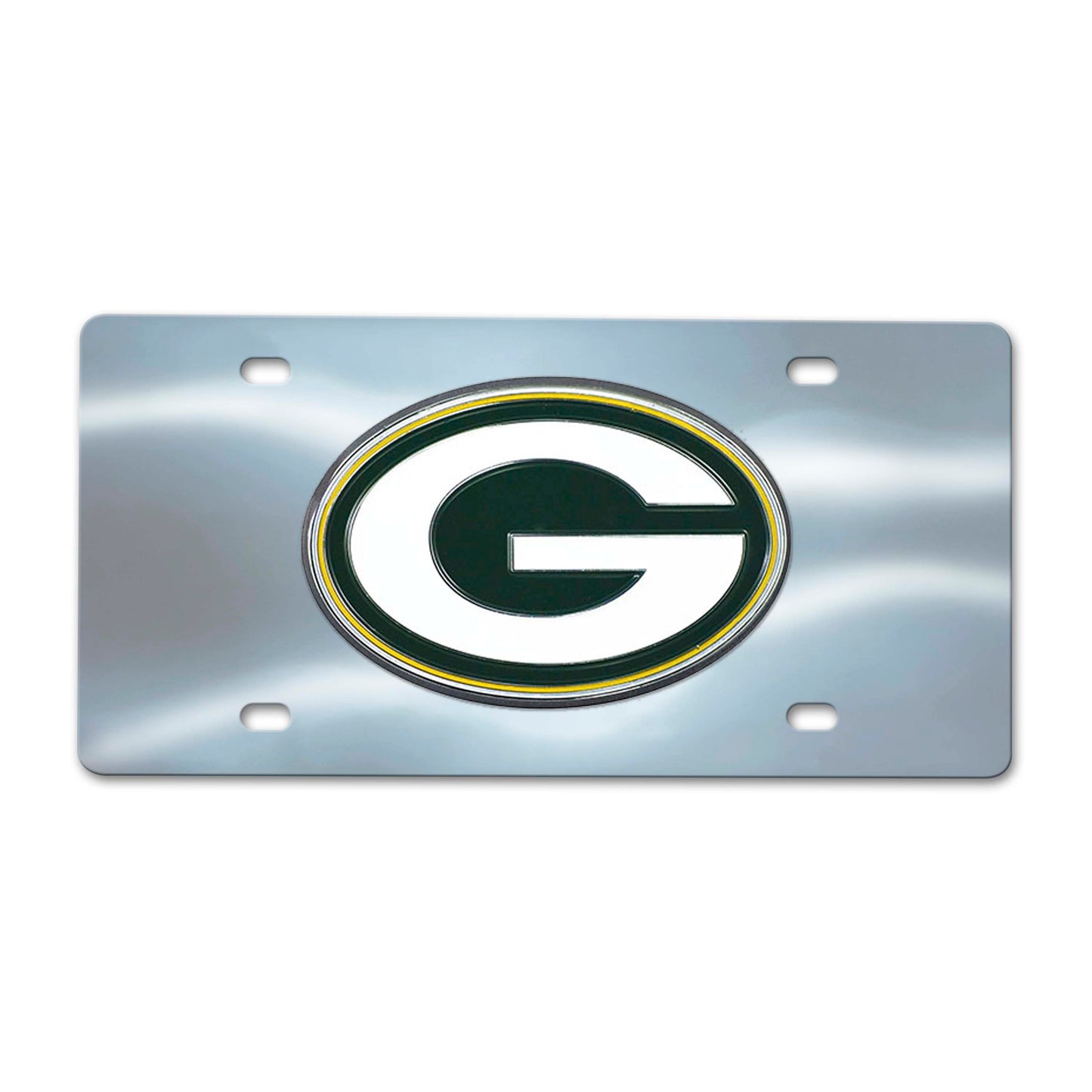 NFL - Green Bay Packers Chrome Diecast License Plate