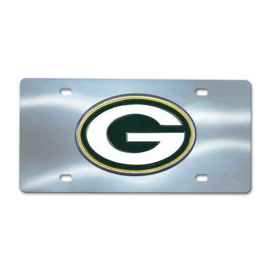 NFL - Green Bay Packers Chrome Diecast License Plate