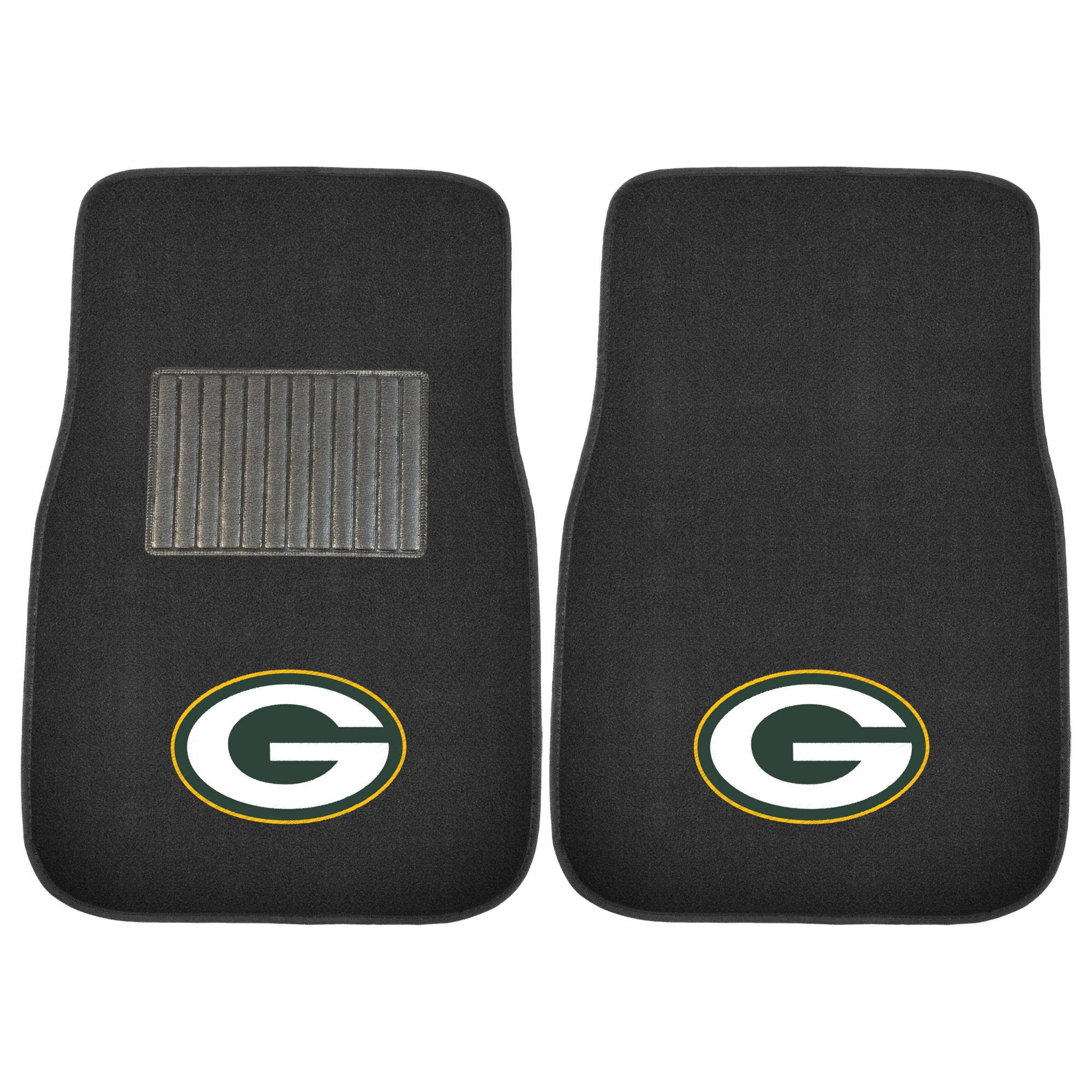 NFL - Green Bay Packers 2-pc Embroidered Car Mat Set