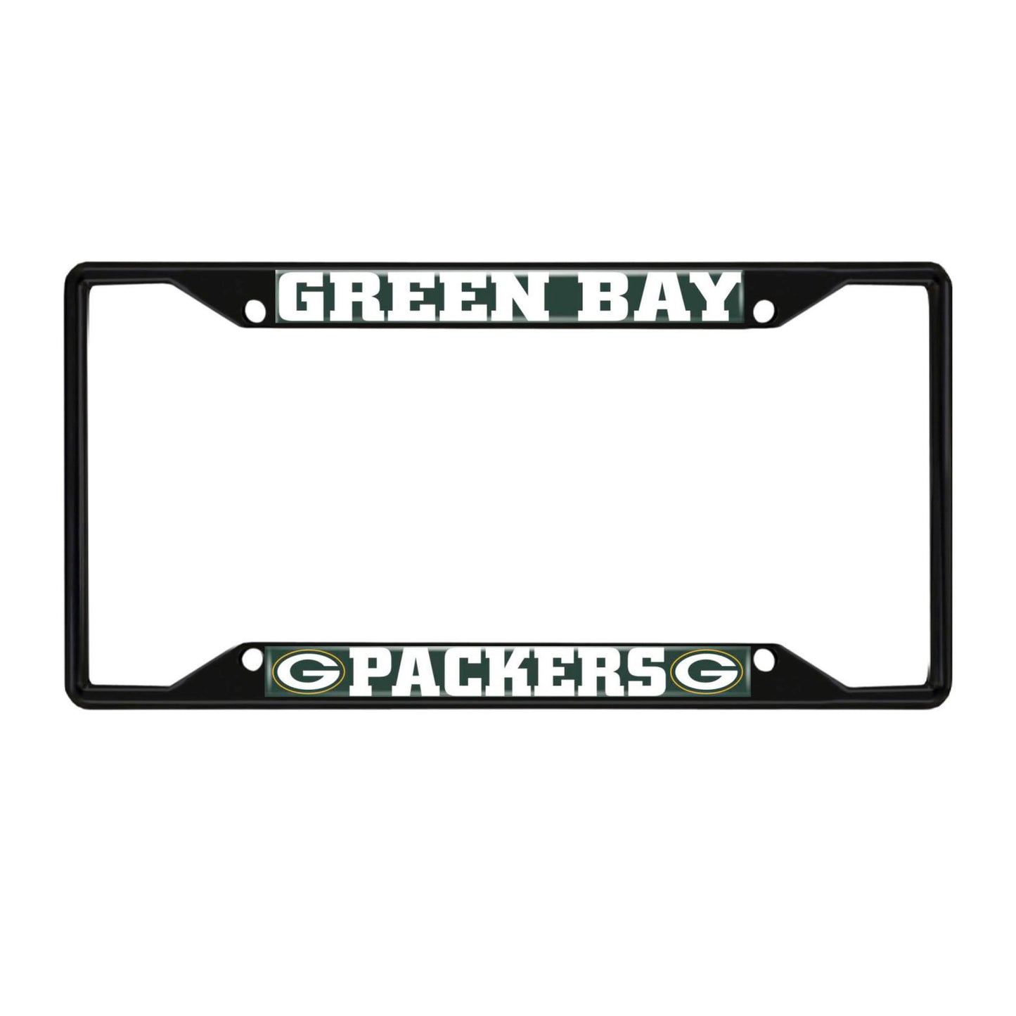 NFL - Green Bay Packers Black License Plate Frame