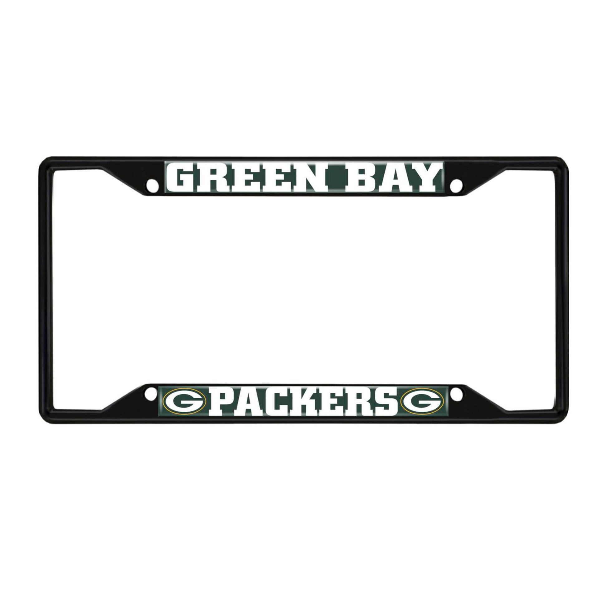 NFL - Green Bay Packers Black License Plate Frame