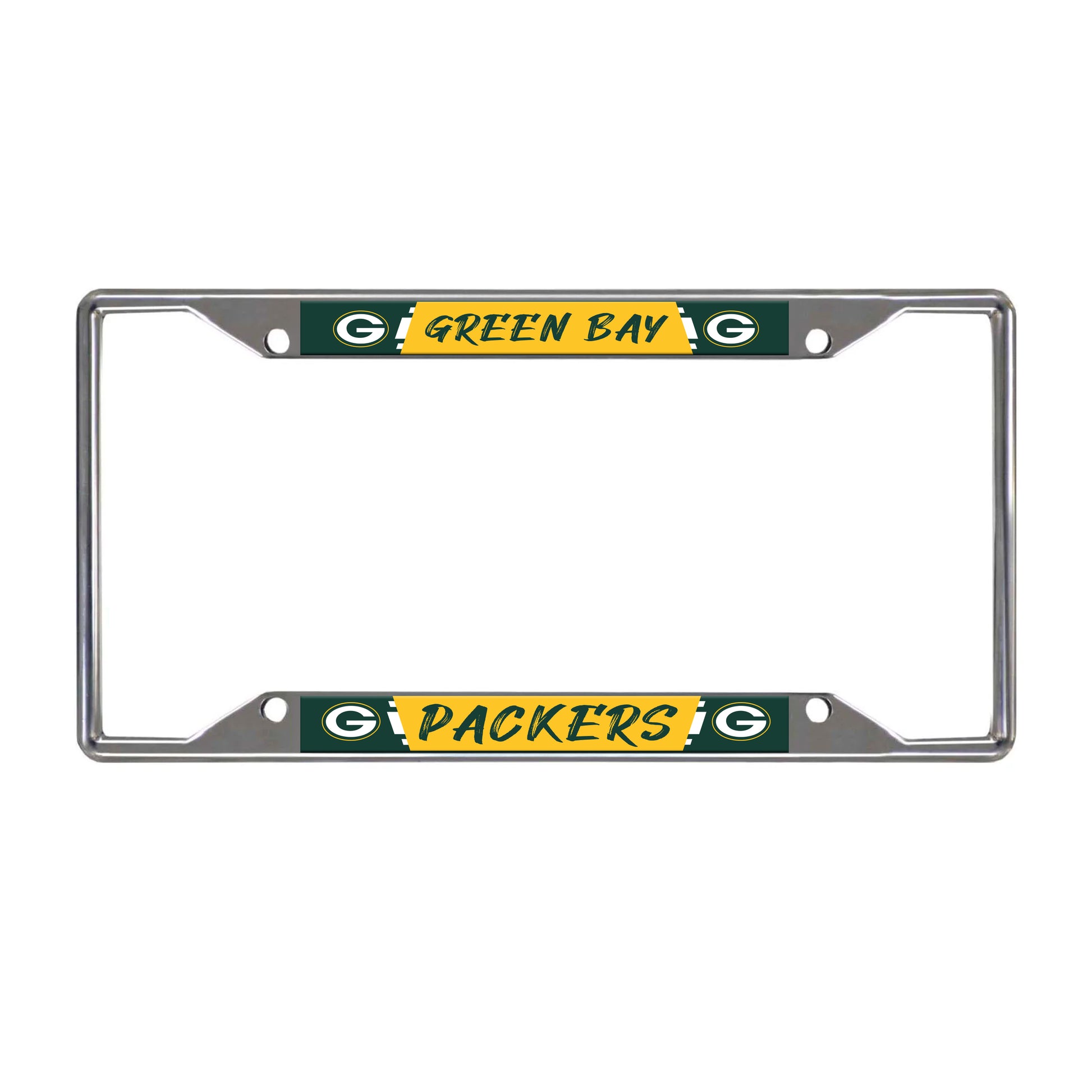Trinity Green Bay Packers License Chrome Plate Frame