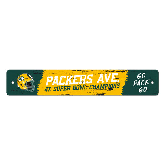NFL - Green Bay Packers Sign Street Flat
