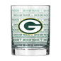 Green Bay Packers 14oz Chant Fade Rocks Glass