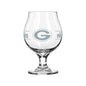 Green Bay Packers 16oz Frost Stripe Belgium Beer Glass