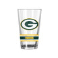 Green Bay Packers 16oz Gameday Stripe Pint Glass