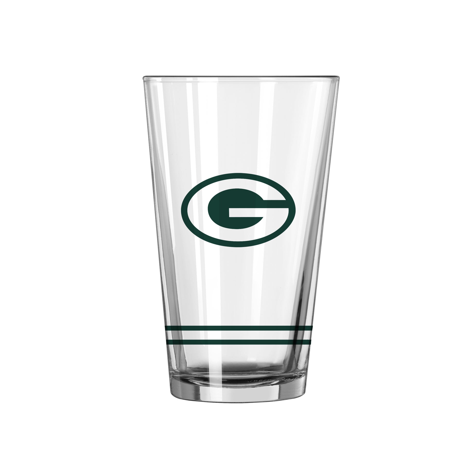 Green Bay Packers 16oz Flipside White Pint Glass
