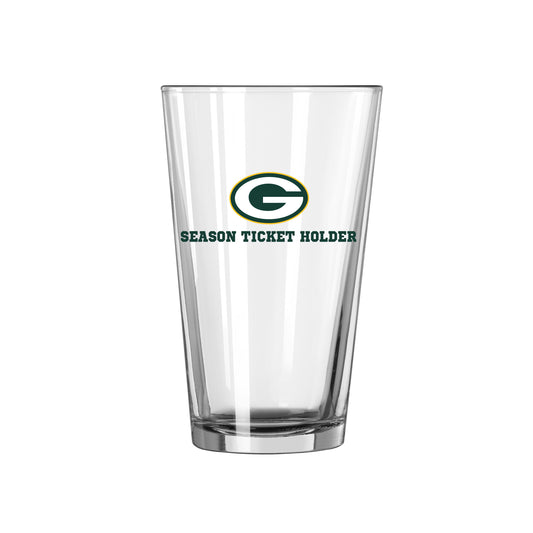Green Bay Packers 16oz 2026 Season Ticket Holder Pint Glass