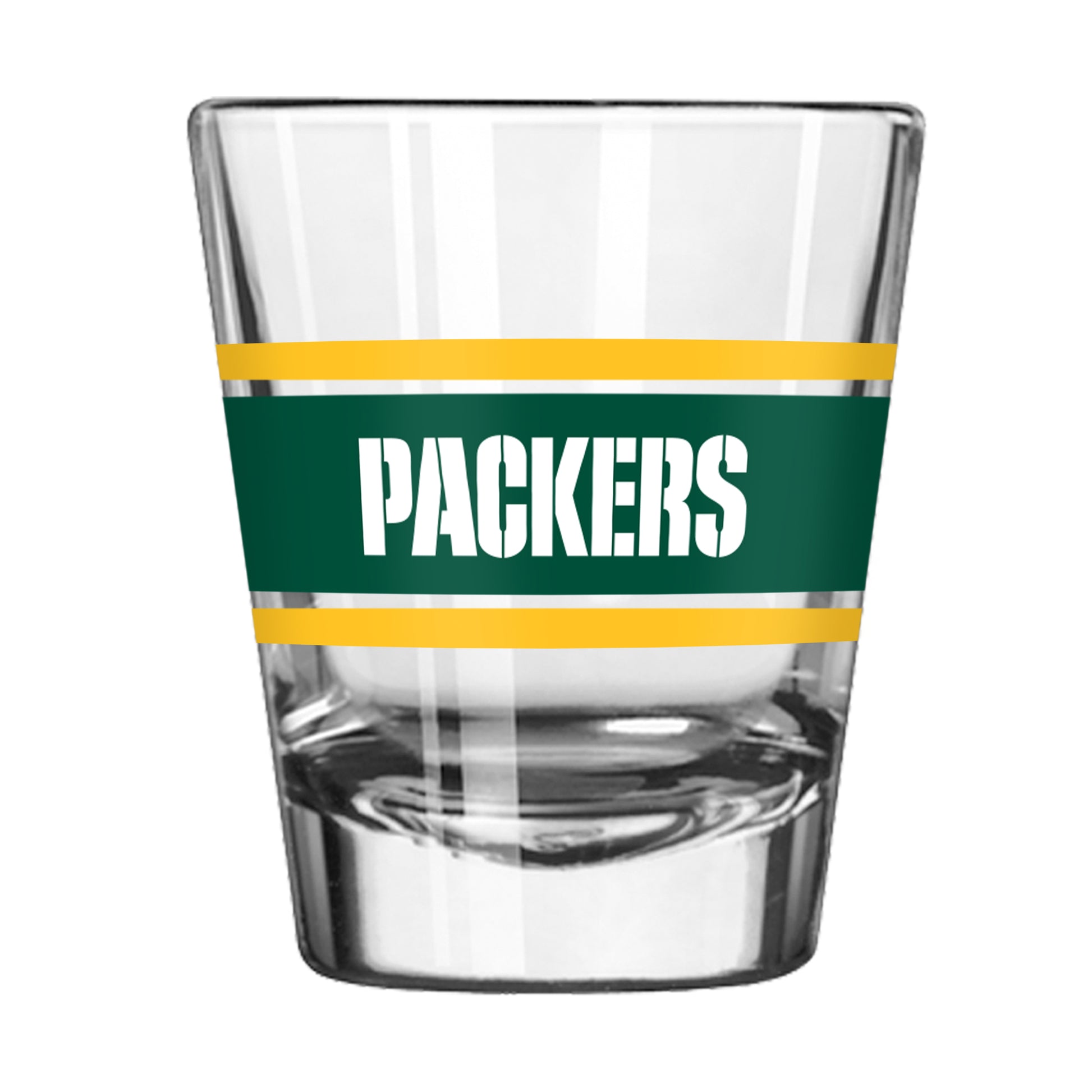 Green Bay Packers 2oz Stripe Shot Glass