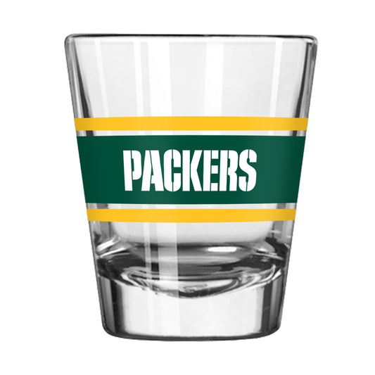 Green Bay Packers 2oz Stripe Shot Glass