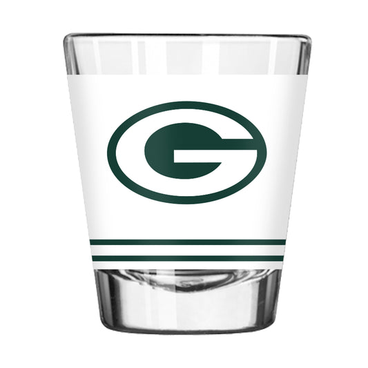 Green Bay Packers 2oz Flipside White Shot Glass