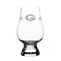 Green Bay Packers 6oz Frost Stripe Tulip Whiskey Glass