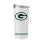Green Bay Packers 20oz Flipside White Powder Coat Tumbler