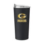 Green Bay Packers Black 20oz Foil Powder Coat Tumbler