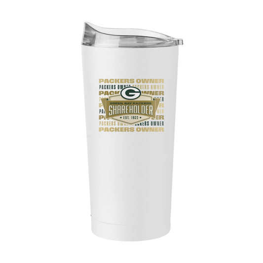 Green Bay Packers 2024 Shareholders 20oz Powder Coat Tumbler