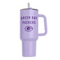 Green Bay Packers 40oz Tonal Lavender Powder Coat Tumbler