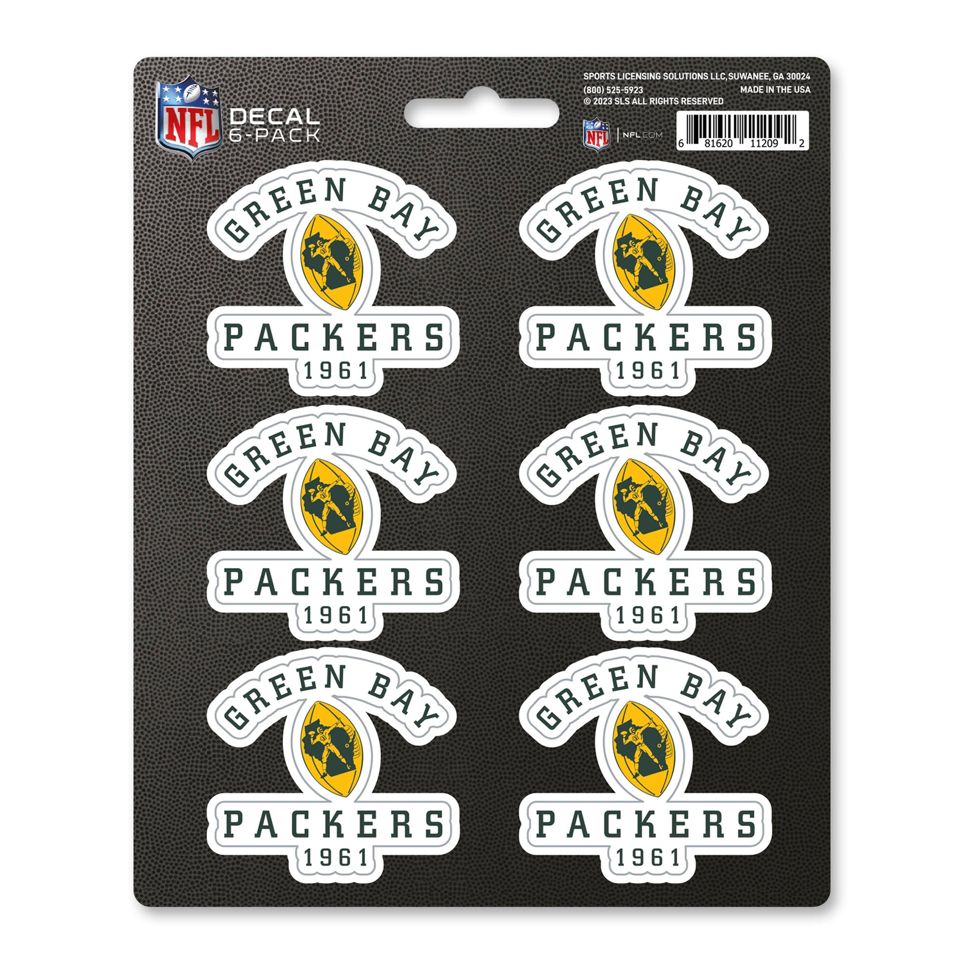NFLV - Green Bay Packers DECAL6