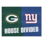NFL House Divided Mat - Packers / Giants