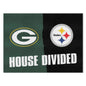 NFL House Divided Mat - Packers / Steelers