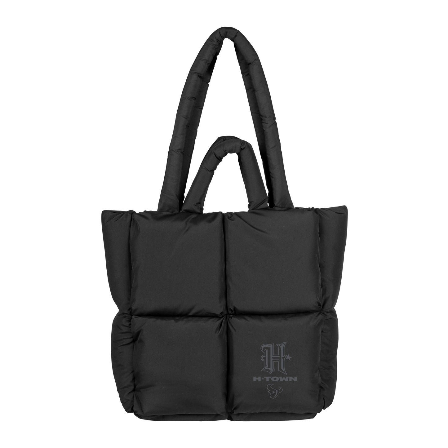 Houston Texans Black Puff H Town Tote