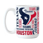 Houston Texans 15oz Spirit Sublimated Mug
