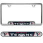 NFL - Houston Texans Embossed License Plate Frame
