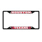 NFL - Houston Texans Black License Plate Frame