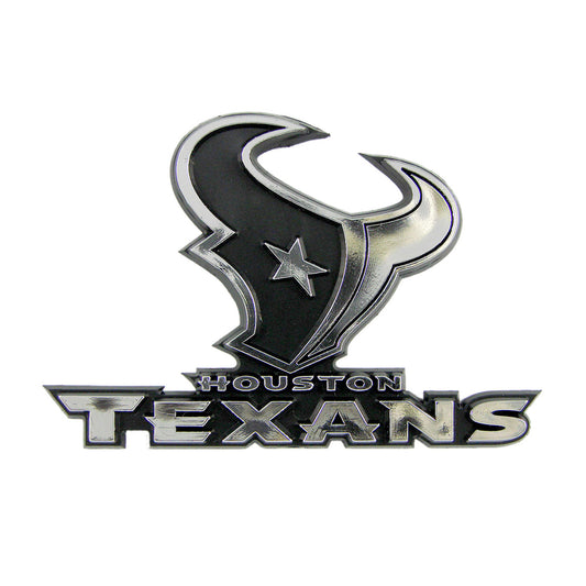 NFL - Houston Texans Plastic Chrome Emblem