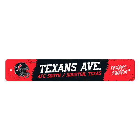 NFL - Houston Texans Sign Street Flat
