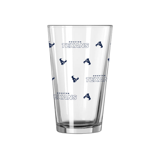 Houston Texans 16oz Step And Repeat Pint Glass