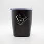 Houston Texans 10oz Etch Black Powder Coat Rocks Tumbler