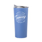 Houston Texans 20oz Retro Script Arctic Powder Coat Tumbler