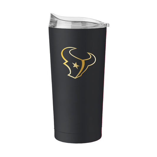 Houston Texans Black 20oz Foil Powder Coat Tumbler
