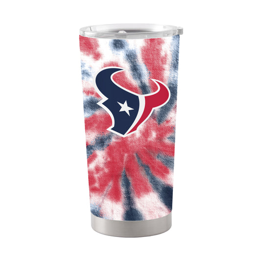Houston Texans 20oz Tie Dye Stainless Steel Tumbler