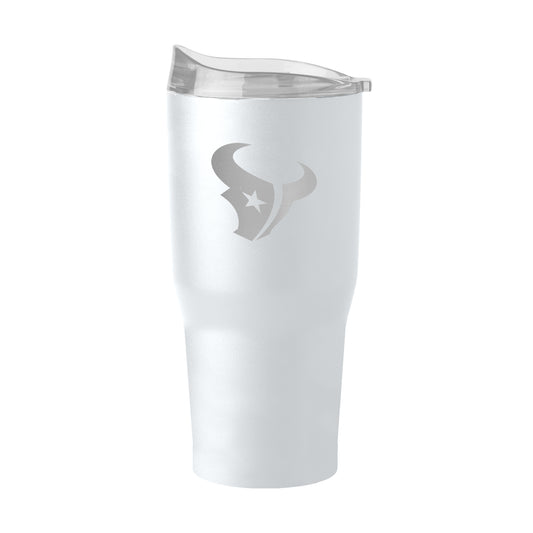 Houston Texans 30oz White Etch Powder Coat Tumbler