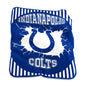 Indianapolis Colts Lightning Raschel Throw