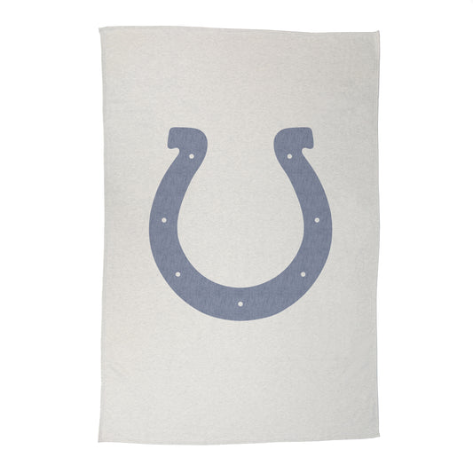 Indianapolis Colts Oversized Logo Sublimated Sweatshirt Blanket