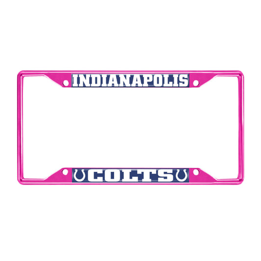 NFL - Indianapolis Colts-Pink License Plate Frame