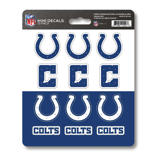 NFL - Indianapolis Colts Mini Decal 12-pk