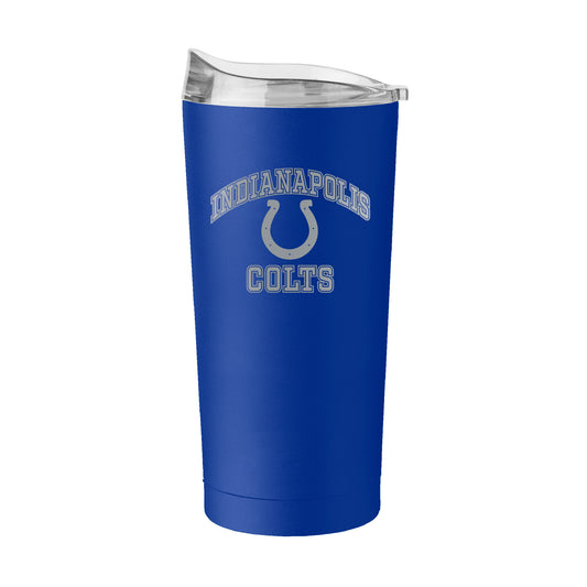 Indianapolis Colts 20oz Athletic Etch Powder Coat Tumbler
