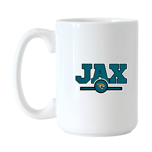Jacksonville Jaguars 15oz Letterman Sublimated Mug