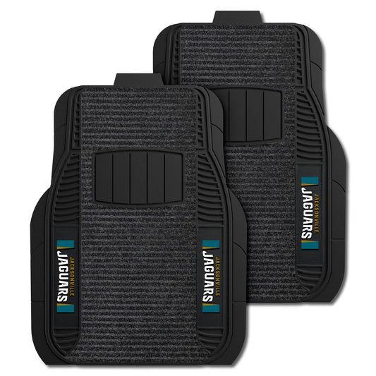 NFL - Jacksonville Jaguars 2-pc Deluxe Car Mat Set