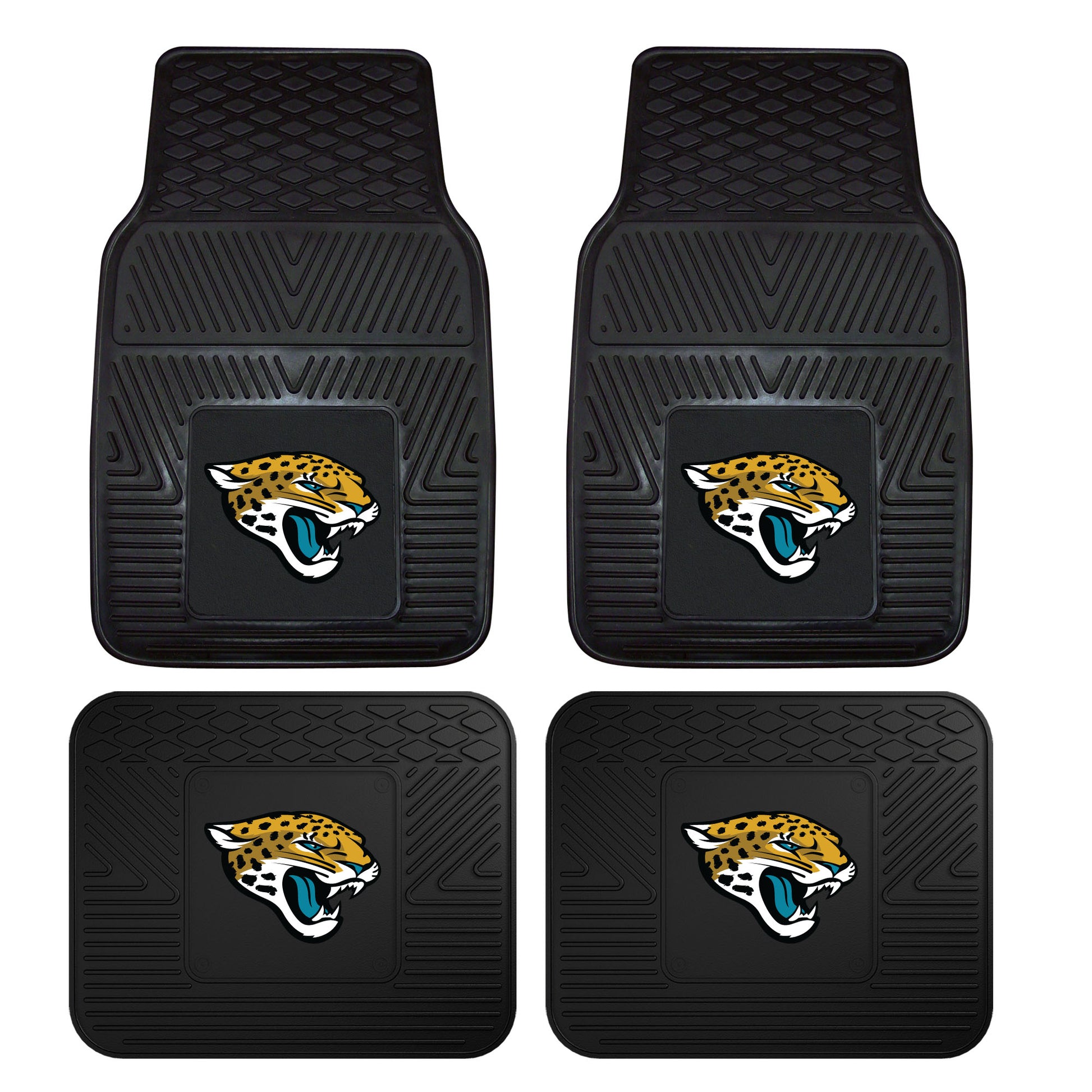 NFL - Jacksonville Jaguars 4-pc Vinyl Car Mat Set