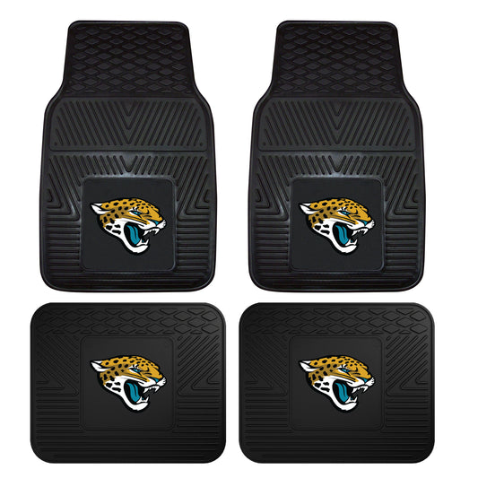 NFL - Jacksonville Jaguars 4-pc Vinyl Car Mat Set