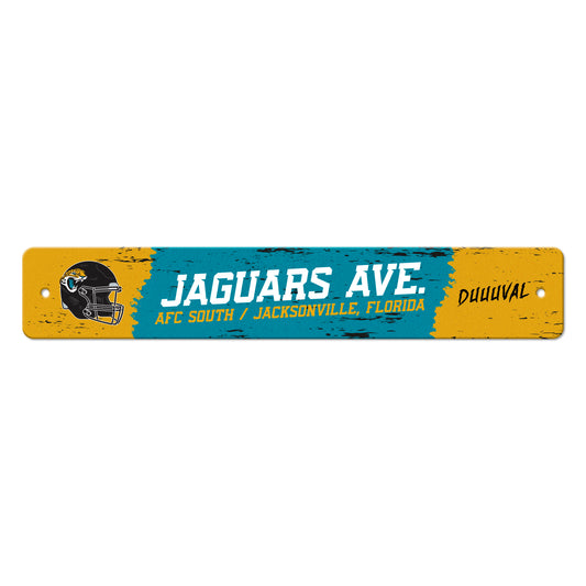 NFL - Jacksonville Jaguars Sign Street Flat