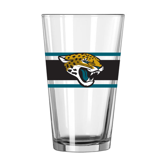 Jacksonville Jaguars 16oz Stripe Pint Glass