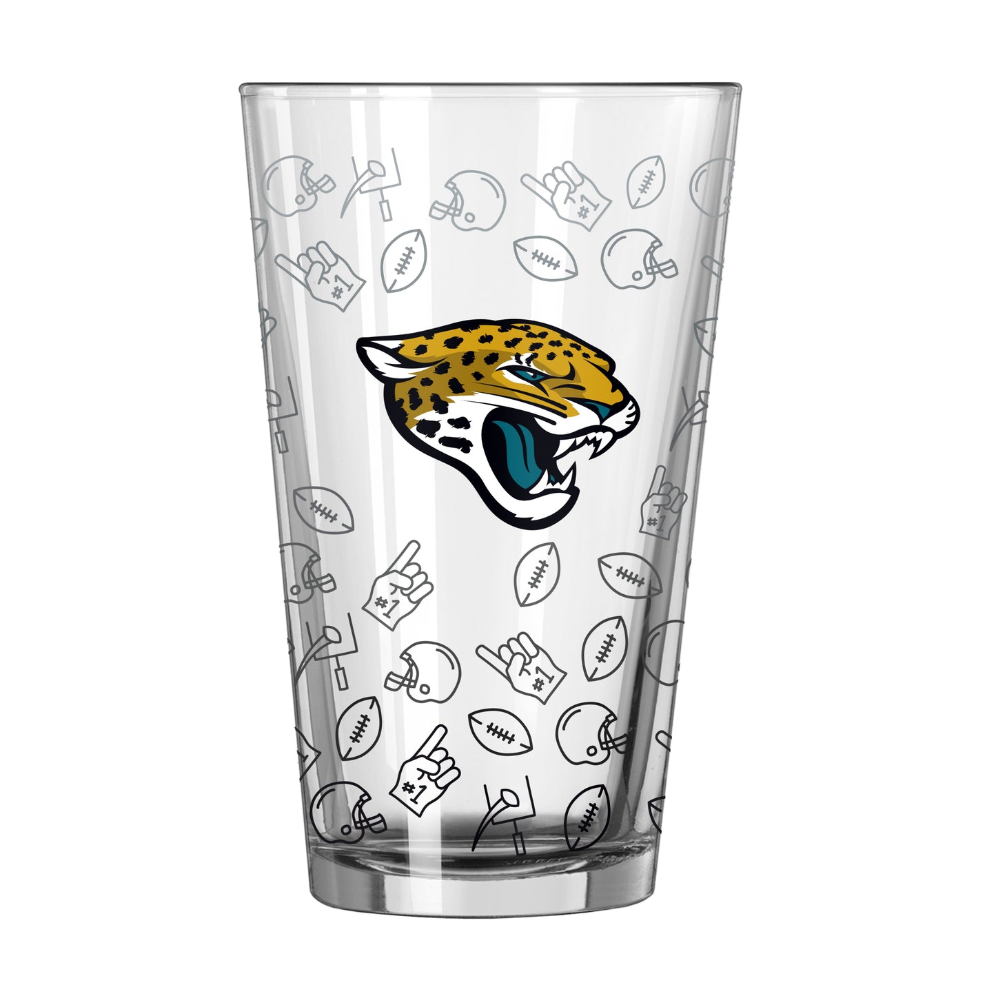 Jacksonville Jaguars 16oz Ombre Playmaker Pint Glass