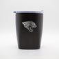 Jacksonville Jaguars 10oz Etch Black Powder Coat Rocks Tumbler