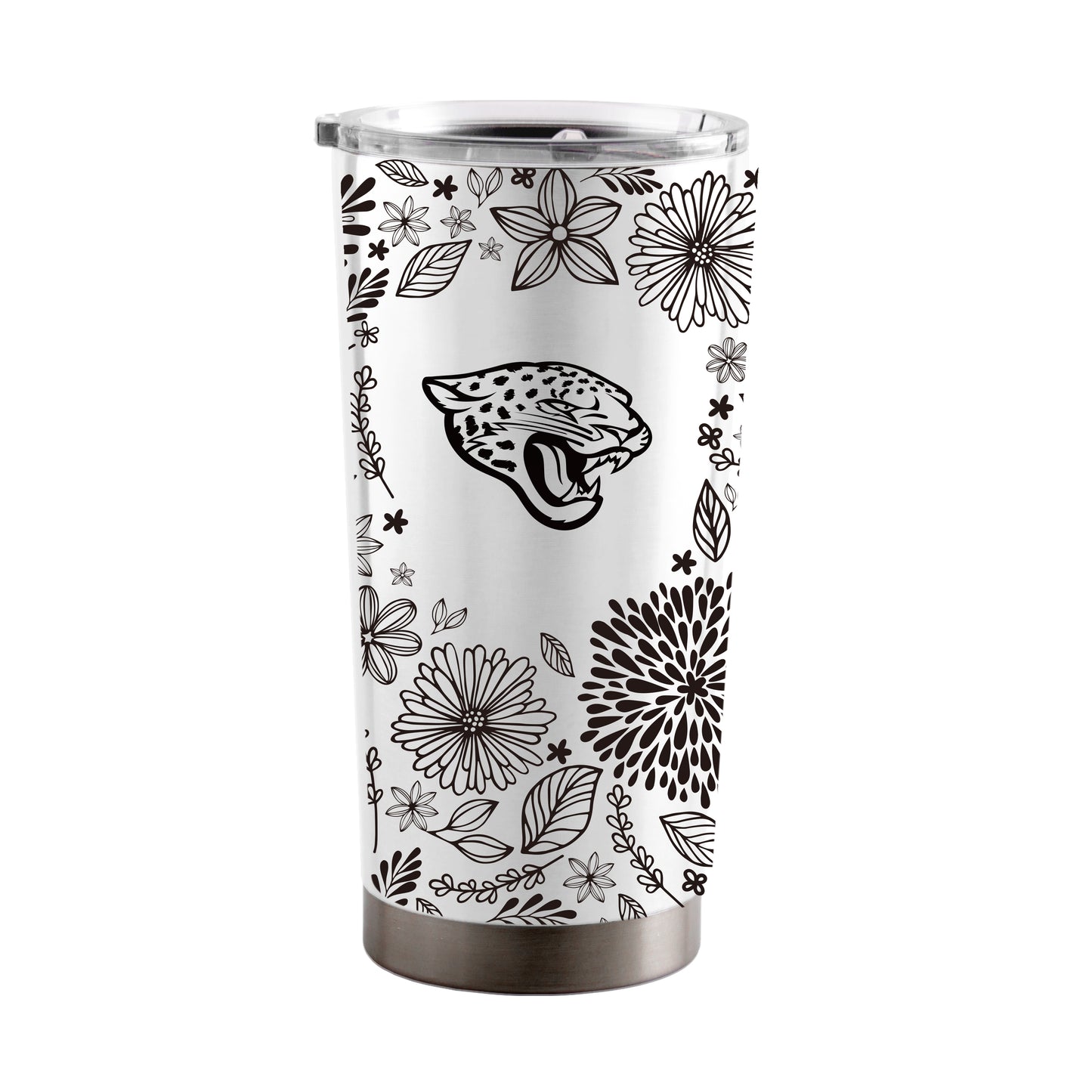 Jacksonville Jaguars 20oz Botanical Stainless Steel Tumbler