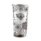 Jacksonville Jaguars 20oz Botanical Stainless Steel Tumbler